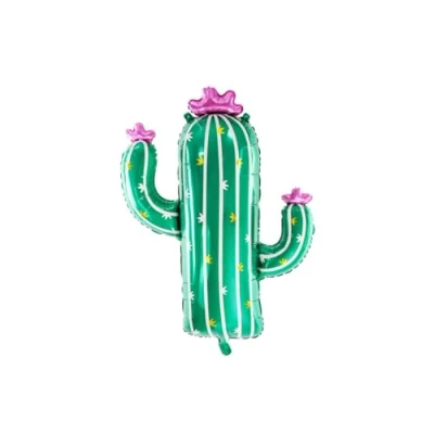 Image of Foil Supershape Cactus Balloon 60 x 82 cm FB80 Birthday Party Decoration
