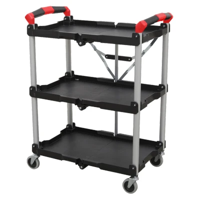 Image of Sealey Folding Workshop Trolley 3 Level