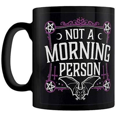 Image of Grindstore Not A Morning Person Mug Black