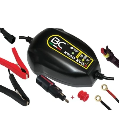 Image of BC Battery Controller K900 EVO+, Intelligent Charger and Trickle for BMW Motorcycles with CAN Bus System, all 12 V Lead Acid Batteries Lithium Batteries, 1 Amp