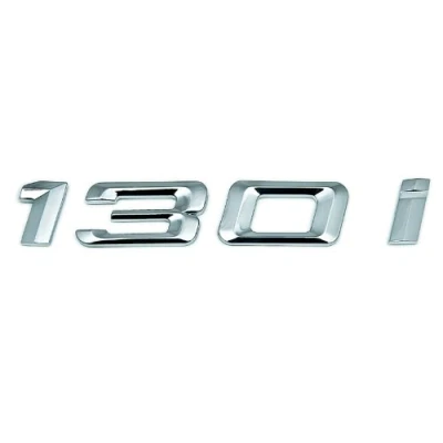 Image of BMW Genuine Rear Emblem 130I Adhered Badge Logo Fits E81 E87 LCI 51147151387
