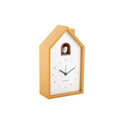 Image of Karlsson [DL] Alarm Clock Modern Cuckoo Ochre Yellow