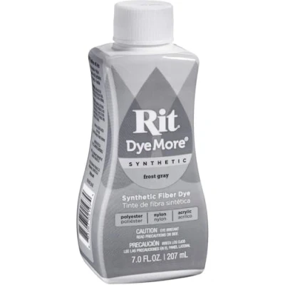 Image of Rit Dye More Synthetic 7oz Frost Gray,Multicoloured,207 ml (Pack of 1)
