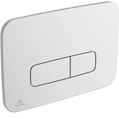 Image of Ideal Standard Oleas M3 Mechanical Toilet Flush Plate, R0123JG, Matt Chrome