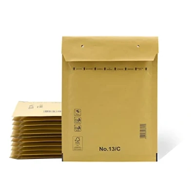 Image of Padded envelopes Made of polyethylene Inner Padding, Colour: Brown, with Capacity for documents a Maximum Area (5 envelopes, 150 x 220 mm)