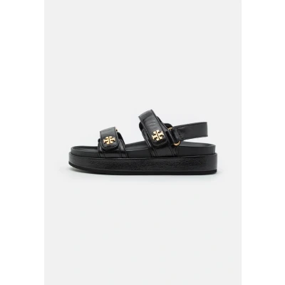 Image of Tory Burch KIRA TWO BAND Sport Platform sandals, Women&#039;s, Size: 4.5, Perfect black Leather