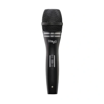 Image of Stagg SDM90 Professional Cardioid Dynamic Microphone, 3 Pin XLR Connection, Vocal and Instrumental Microphone