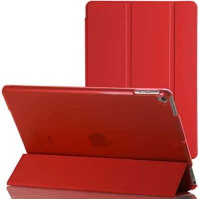 Image of Smart Case for iPad 9th Generation (2021), 8th (2020), 7th (2019) Magnetic Cover with Auto Sleep/Wake Function (Red)