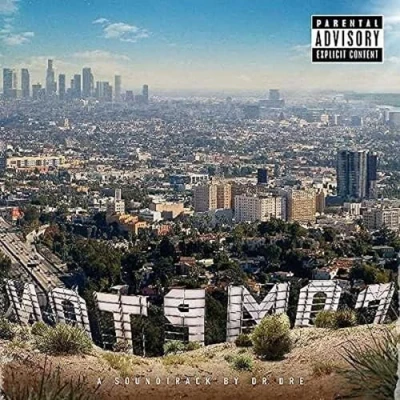 Image of Dr Dre Compton [A Soundtrack By Dr. Dre] 2015 UK 2 LP vinyl set 0602547545190