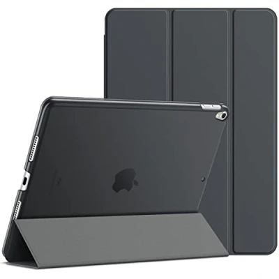 Image of JETech Case for iPad Air 3 (2019 Model 3rd generation 10.5 Inch) and Pro (2017), Cover with Auto Wake/Sleep (Dark Grey)