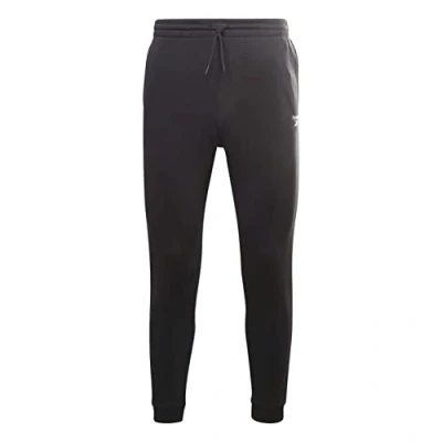 Image of Reebok Men&#039;s Identity Left Leg Joggers, Vector Navy, XS