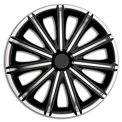 Image of AUTO STYLE Set wheel covers Nero 17 inch silver/black