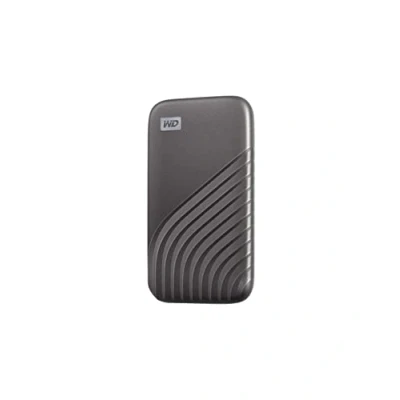 Image of WD 500GB My Passport Portable SSD, External NVMe Solid State Drive, USB C, up to 1050 MB/s, Works with PC, Xbox and Playstation, 2 meters drop resistance, Space Grey