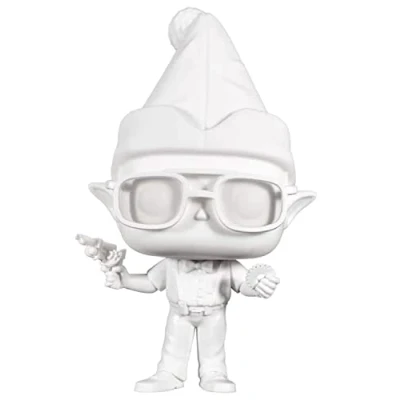 Image of Funko Pop! TV The Office Dwight as Elf Do It Yourself White Vinyl Figure Limited Edition Exclusive