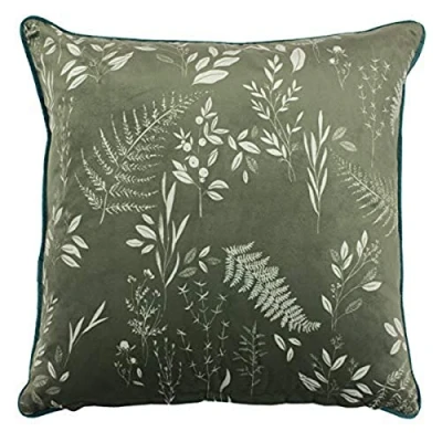 Image of Furn Fearne Polyfilled Cushion, Sage, 50 x 50cm