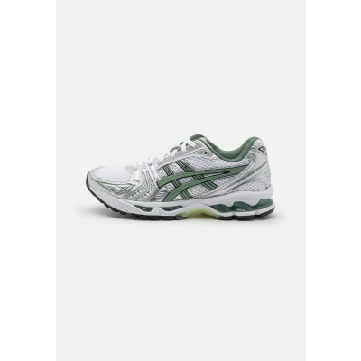 Image of Asics Sportstyle Gelkayano 14 Unisex Trainers, Size: 9.5, White/slate grey shoes