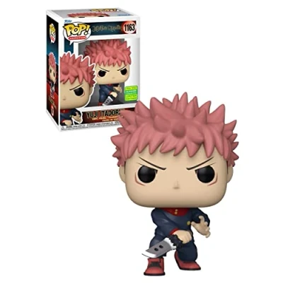 Image of POP Funko Animation: Jujutsu Kaisen Itadori with Slaughter Demon (Metallic) (Convention Special Edition) # Vinyl Figure