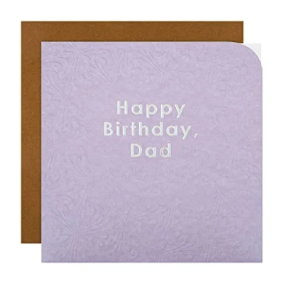 Image of Hallmark Braille Birthday Card for Dad Contemporary Patterned Design