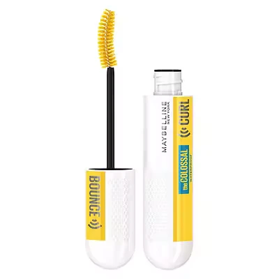 Image of Maybelline Colossal Curl Bounce Mascara, Big Bouncy Volume, Up To 24 Hour Wear, Clump Free, Black
