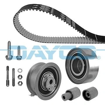 Image of 038109119MS1, 038198119D, 038198119E Timing belt kit DAYCO KTB360 VOLKSWAGEN: Polo IV Hatchback, Golf 4, III Classic, SEAT: Córdoba II Saloon