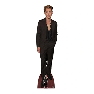 Image of STAR CUTOUTS CS1008 Austin Butler Cardboard Cutout With Mini Black Suit Lifesize