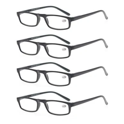 Image of MODFANS Reading Glasses 1.5 4 Pack with Pocket Vintage Look Comfort Spring Hinge Arms Readers for Men and Women
