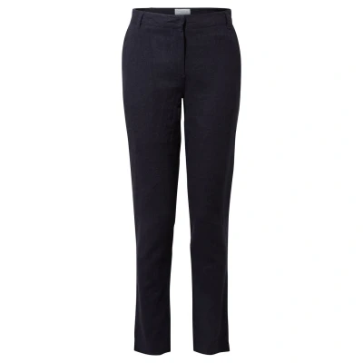 Image of Craghoppers Womens/Ladies Orisia NosiBotanical Trousers (Navy) Size 12 UK