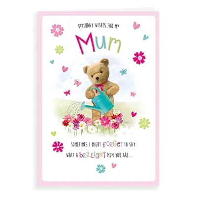 Image of Regal Publishing Cute Birthday Card Mum 9 x 6 inches