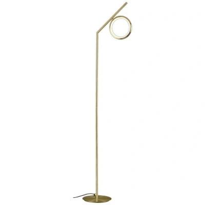Image of Olimpia Floor Lamp, 12W LED, 3000K, 900lm, IP20, Satin Gold
