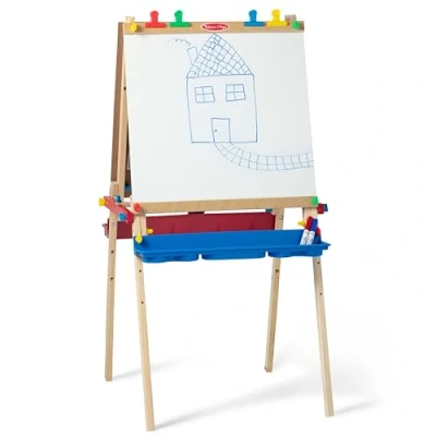 Image of Melissa &amp; Doug Deluxe Standing Easel