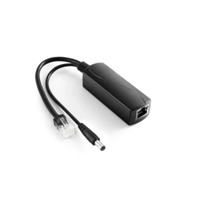 Image of Gigabit PoE Splitter 48V to 12V 2A, 5.5x2.5mm DC IEEE 802.3af/at Standard Power over Ethernet Adapter for Security IP Camera,Voip phone, AP (PS5712TG 25)