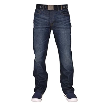 Image of Smith and Jones Men Enrico18 Denim Jeans Dark Wash 30R
