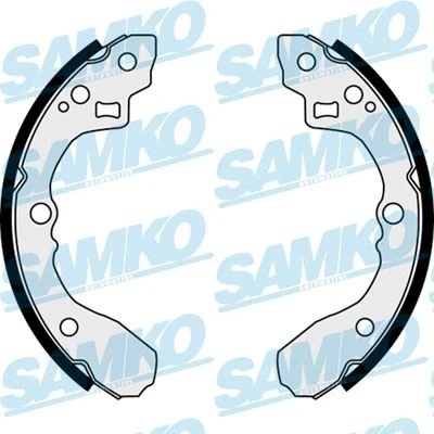 Image of 0K30A2628Z, 0K30B2628Z, 583051MA00, K30A2628Z, OK30A2628Z Brake Shoes LPR 08060 200mm 26mm
