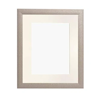 Image of FRAMES BY POST Glitz Pink Picture Photo Frame with Ivory Mount 8 x 6 Image Size 4 Inch Plastic Glass