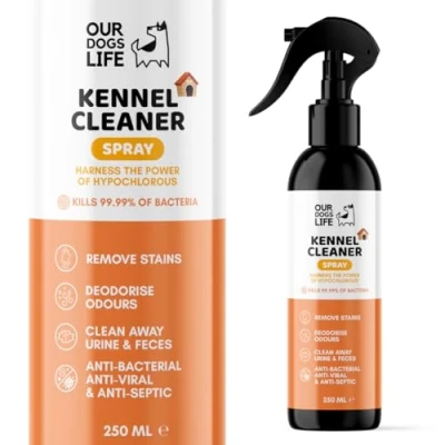 Image of Pet Kennel Cleaner Spray Non Toxic Formula Antimicrobial &amp; Child Friendly Comprehensive Stain Odor Removal