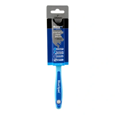 Image of Blue Spot Tools 36001 1&quot; (25mm) Synthetic Paint Brush with Soft Grip Handle, No Bristle Loss