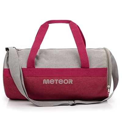 Image of Sports Bag Gym 25 L Holdall Shoe Compartment Pocket Men Women Duffel Shoulder Fitness Swimming Pool Travel Holiday Cabin Luggage Overnight Camping kit Small pe Duffle