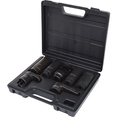 Image of KS Tools 150.2100 Sensor socket set, 7 pcs, 3/8&quot;+1/2&quot;