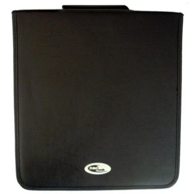 Image of Neo Media 1 X 400 Capacity CD DVD Ring Binder Wallet Leather Storage Carry Case