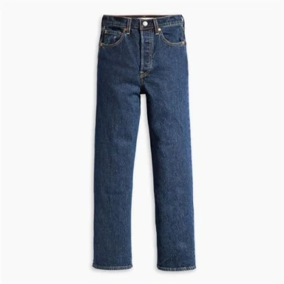 Image of Levi&#039;s Women&#039;s Ribcage Straight Ankle, Salsa Dark Stone, 26W / 29L