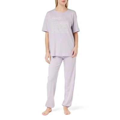 Image of Triumph Women&#039;s Sets Pk SSL 10 Co/Md Pajama, Violet Light Combination, 40