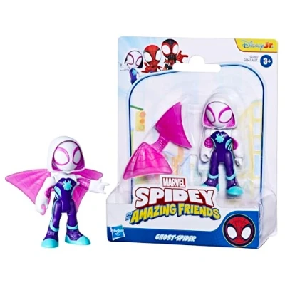 Image of Spidey and his Amazing Friends Marvel Ghost Spider Toy with Accessory