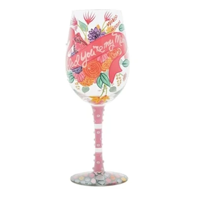 Image of Lolita My Hearts A Swirl Wine Glass