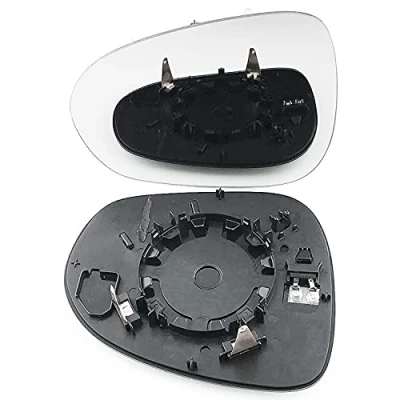 Image of Fits FIAT 500 X, For 2015 to 2020 Heated Base Convex Wing Mirror LEFT HAND (UK Passenger Side)