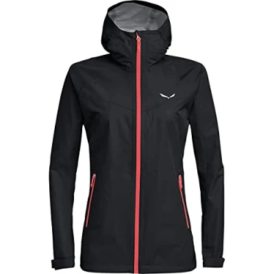 Image of Salewa Women Puez (Aqua 3) PTX W JKT Jacket Black Out/6080, Size 44/38