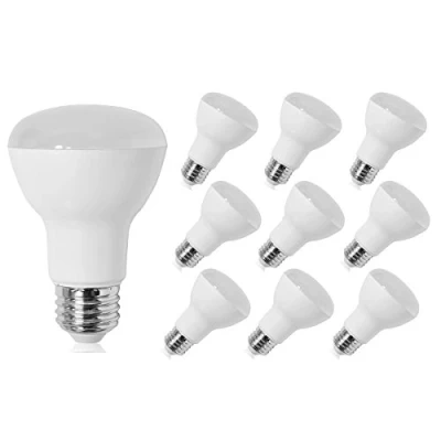 Image of 10 Pack BR20 E27 LED Light Bulb, 7W Warm White(2700K 3000K) Edison Screw Bulbs, 50W Incandescent Bulbs Equivalent, 525Lm, Energy Saving Flood Bulb,120 Beam Angle