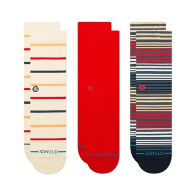 Image of Stance Boardwalk Unisex 3 PACK Socks, Size: 8.5 12.5, Multi