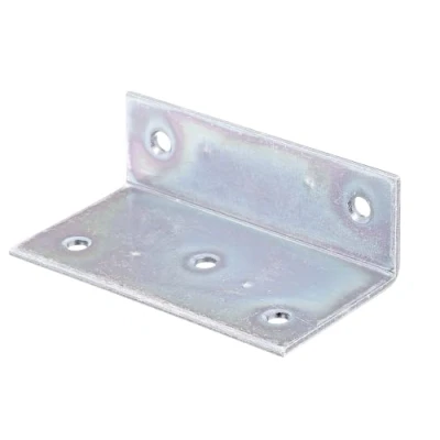 Image of Wide Angle Bracket Unequal Sided Yellow Galvanised 40 x 25 75 mm / 50 STK.