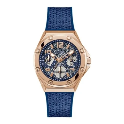 Image of Guess Asteria Watch, Women&#039;s, Size: One Size, Blue