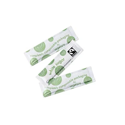 Image of Vegware Fairtade White Sugar Sticks 1000